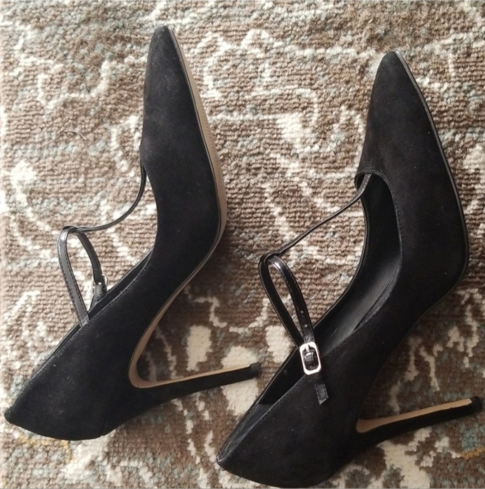 Charles David Black Stiletto Heels